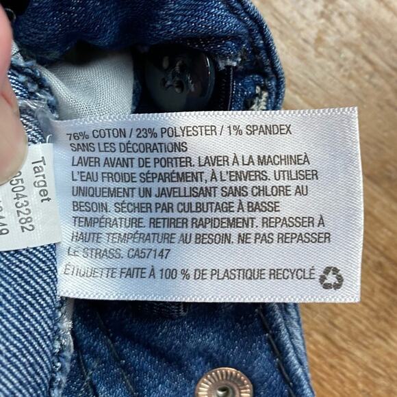 Xhilaration Embellished Jean Shorts Size XS 4/5 - Picture 5 of 6